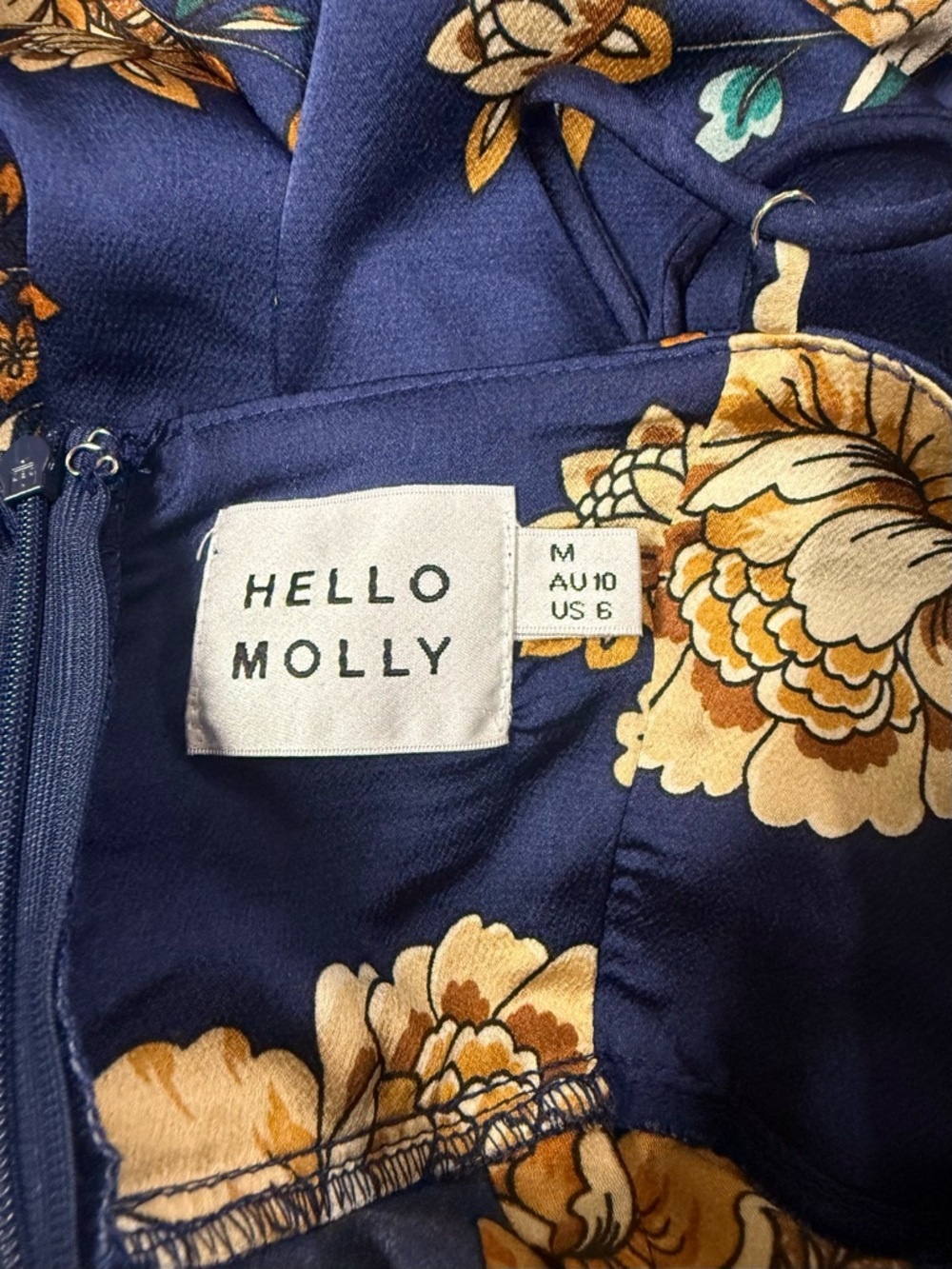 Hello Molly Navy Floral Maxi Dress - Picture 5 of 5